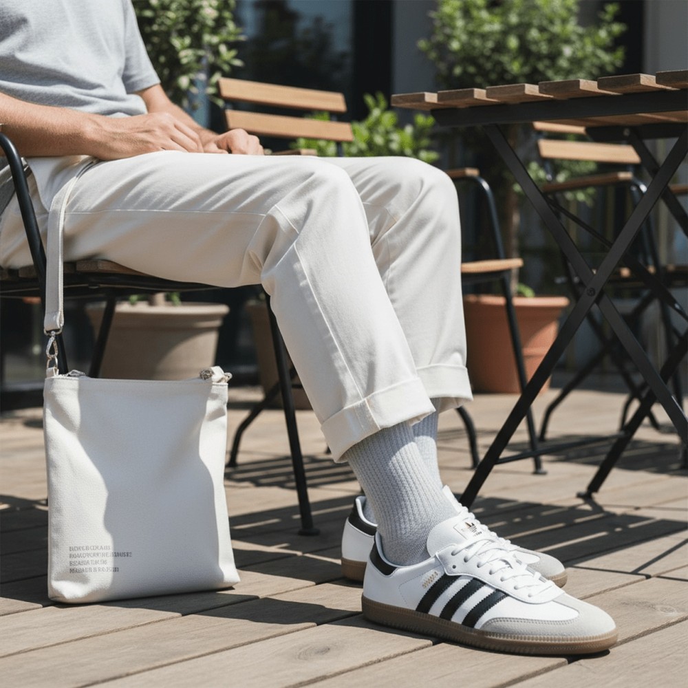 Samba Decon White Black Gum