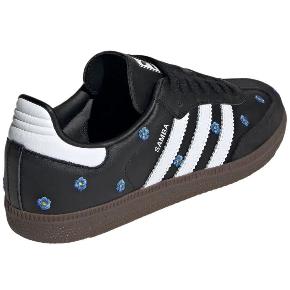 Women Samba Og Black Floral Embroidery Women