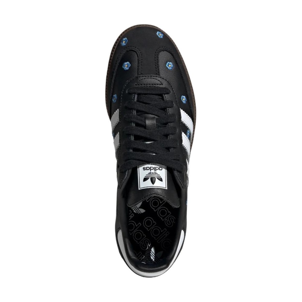 Women Samba Og Black Floral Embroidery Women