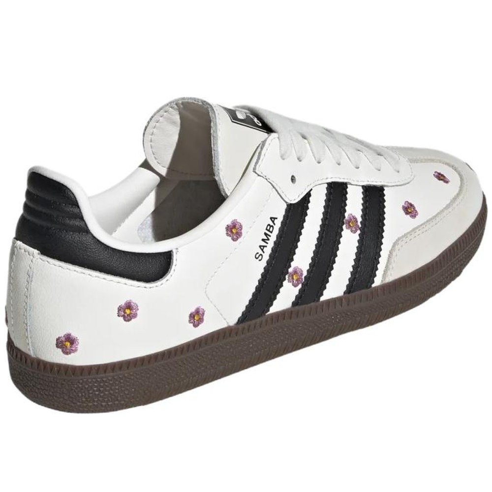 Women Samba Og White Floral Embroidery Women