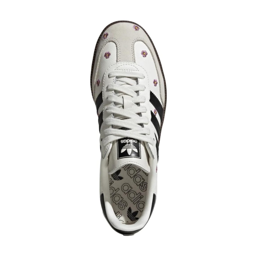 Women Samba Og White Floral Embroidery Women