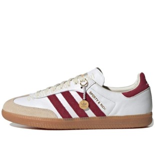Sporty Rich X Adidas Samba Og White Core Burgundy
