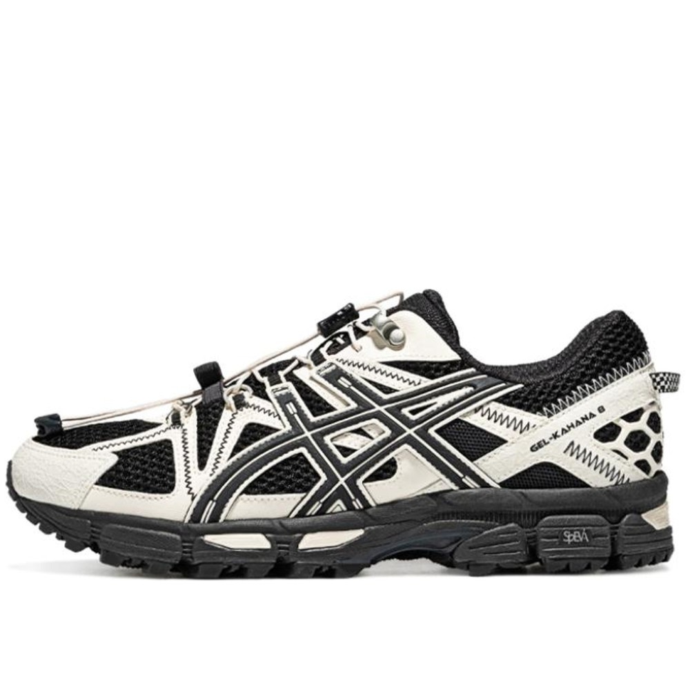 Gel Kahana 8 Fl Low Top Casual Trail Running City Commute Running Shoes Men S Black White
