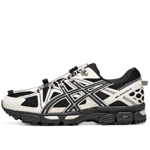 Gel Kahana 8 Fl Low Top Casual Trail Running City Commute Running Shoes Men S Black White