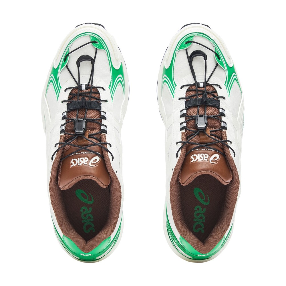 Gel Kahana Tr V4 Abrasion Resistant Low Top Casual Shoes Unisex Beige White Green