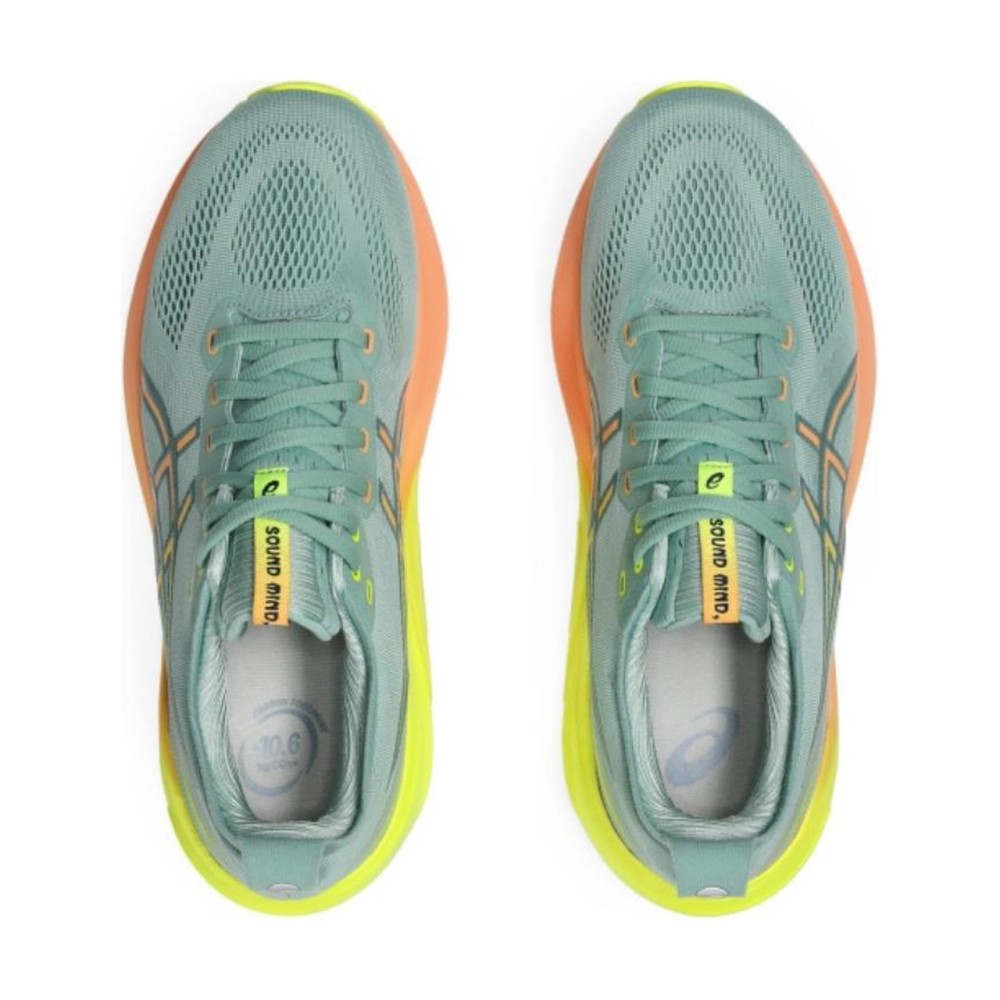 Gel Kayano 31 Paris Light Celadon Safety Yellow