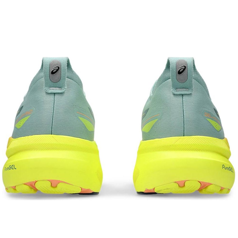 Gel Kayano 31 Paris Light Celadon Safety Yellow