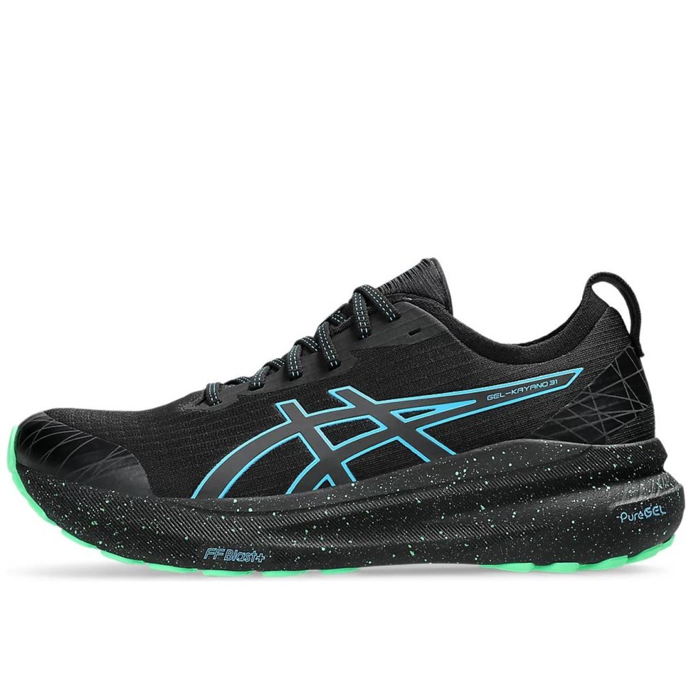 Gel Kayano 31 Lite Show Black Digital Aqua