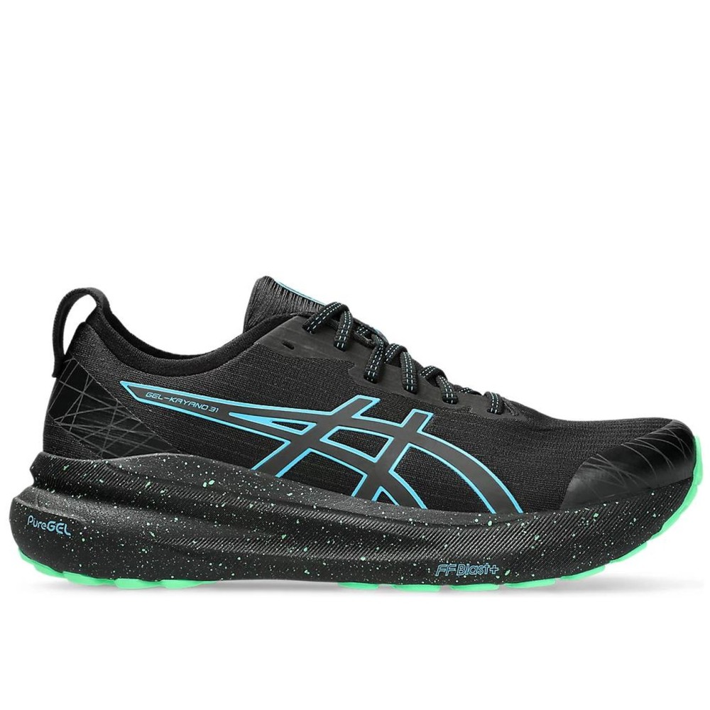 Gel Kayano 31 Lite Show Black Digital Aqua