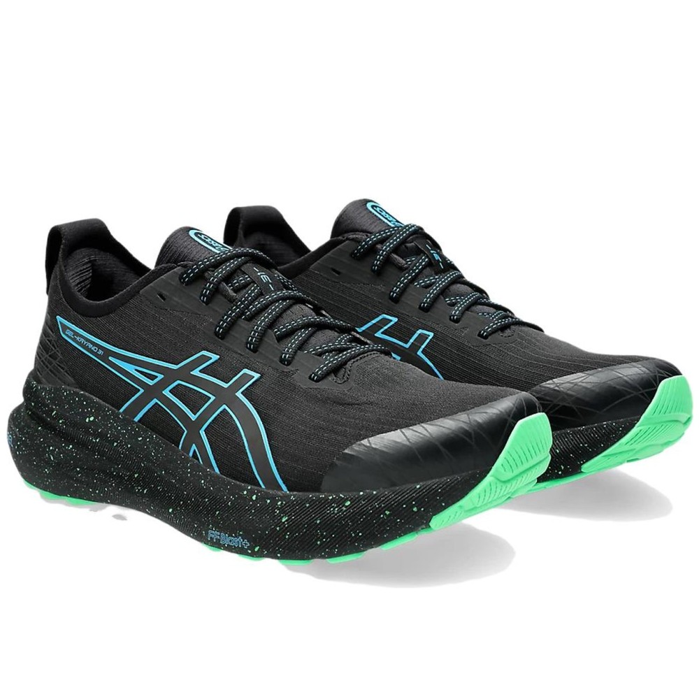 Gel Kayano 31 Lite Show Black Digital Aqua