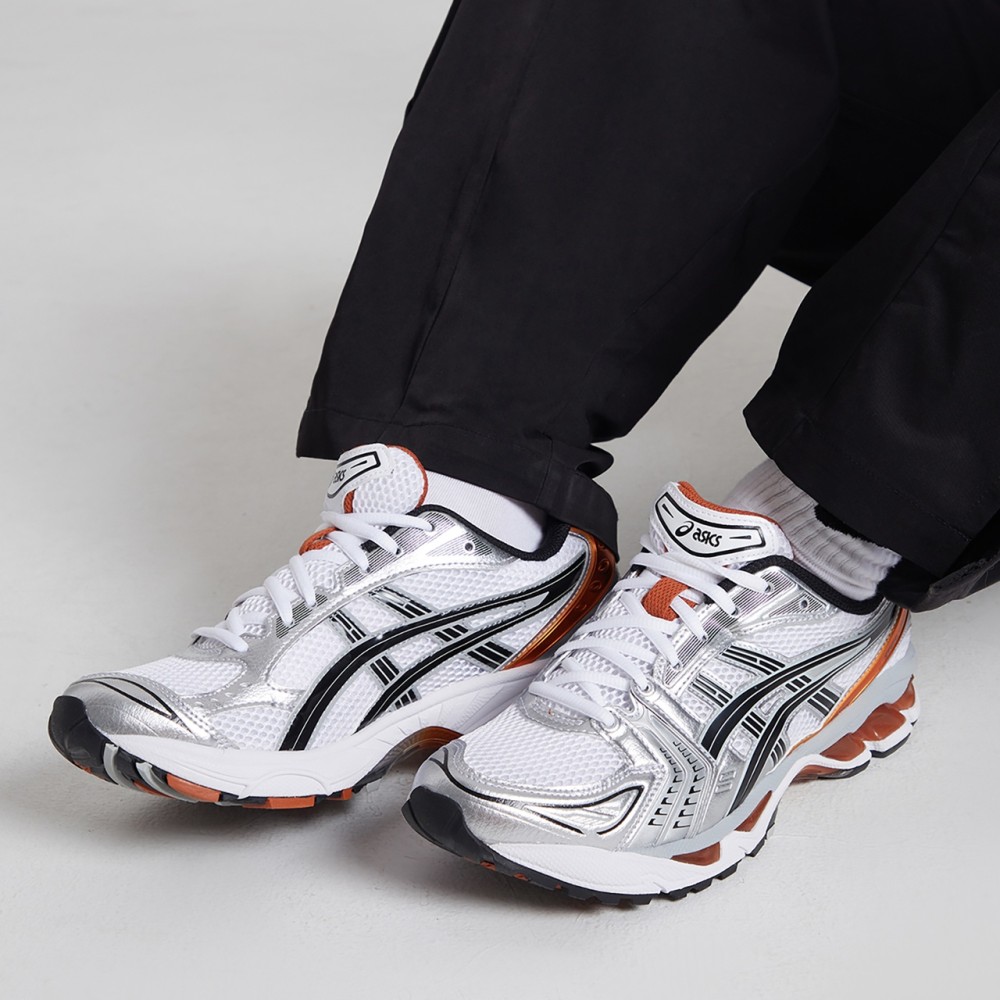 Gel Kayano 14 White Piquant Orange