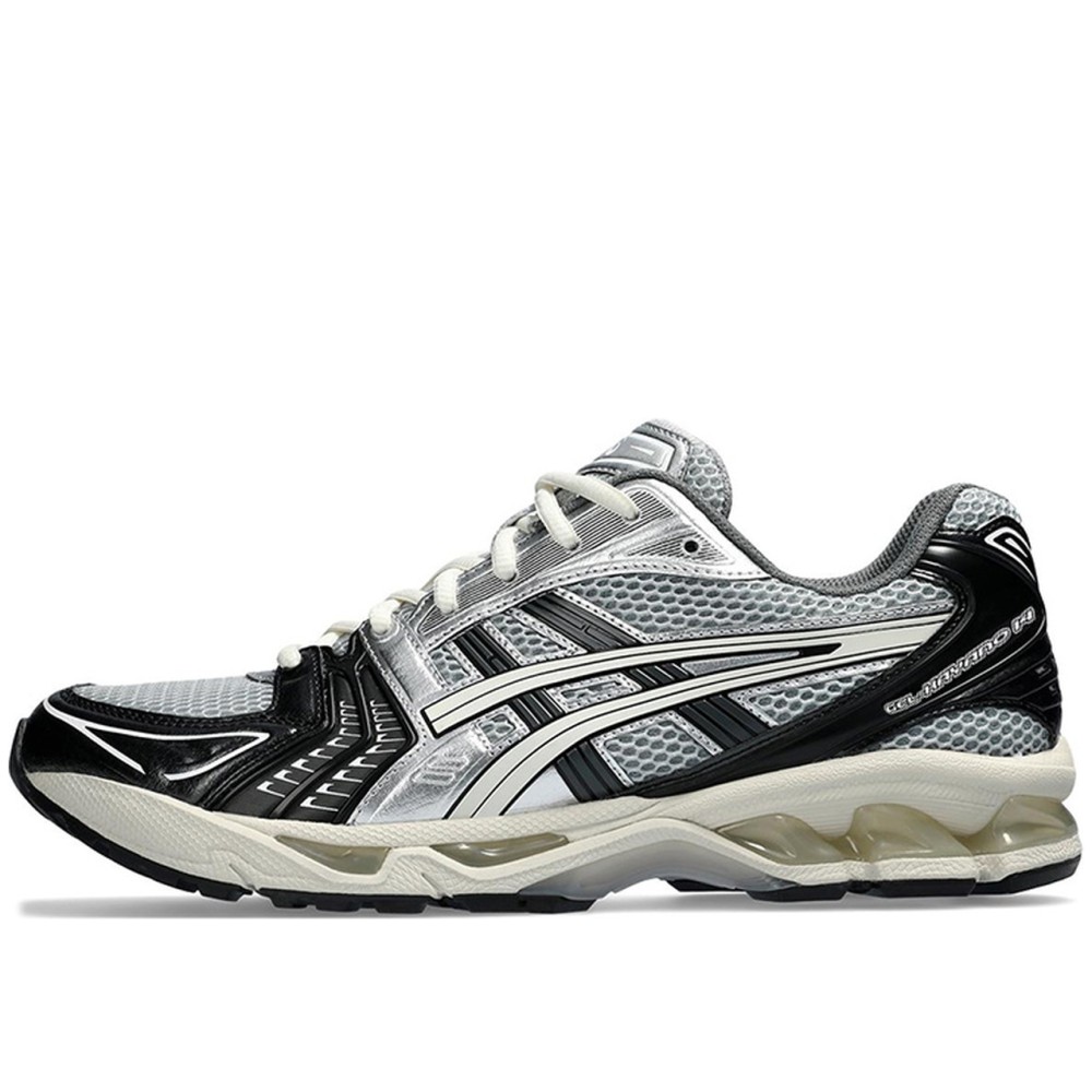 Gel Kayano 14 Black Glacier Grey Silver