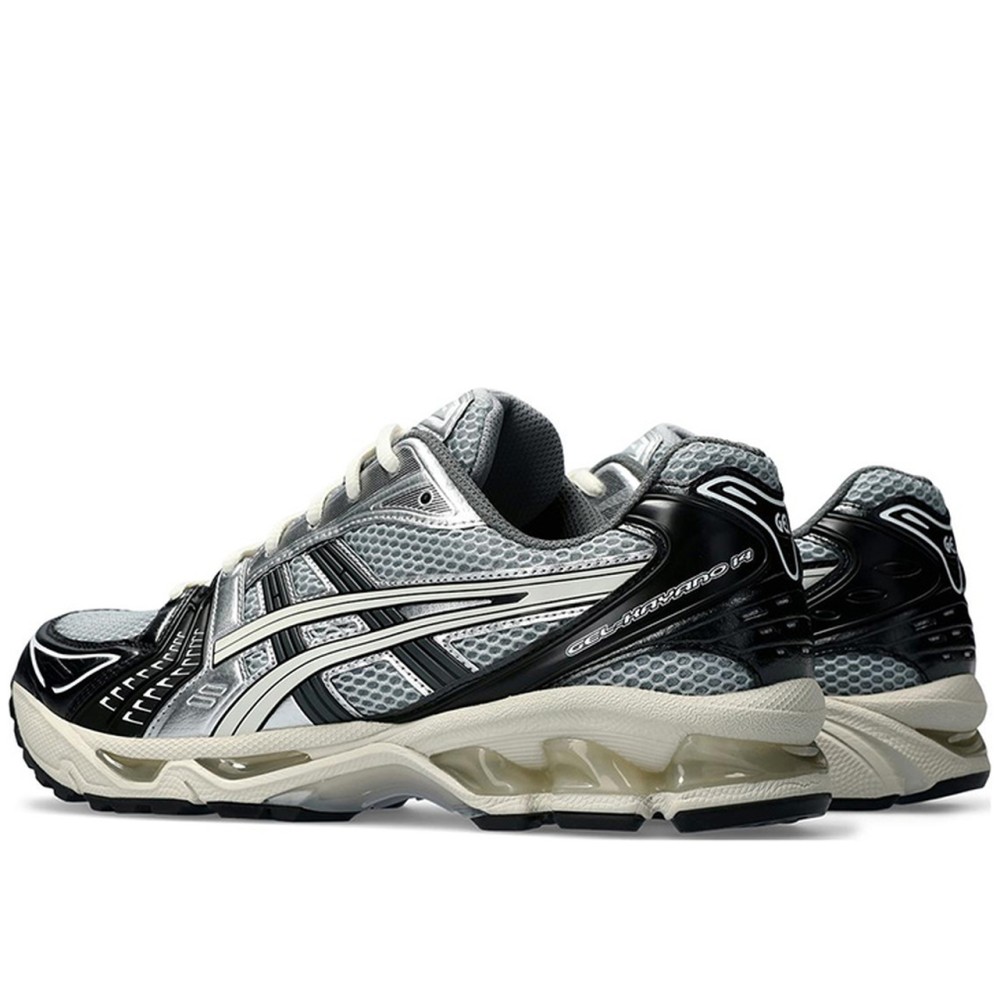 Gel Kayano 14 Black Glacier Grey Silver