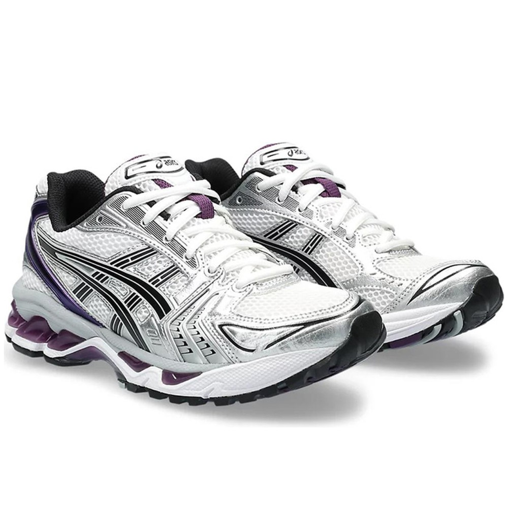 Gel Kayano 14 White Dark Grape Women S
