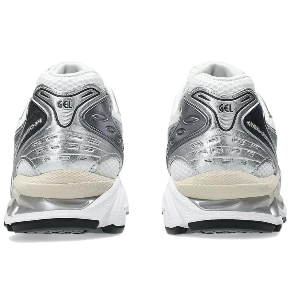 Gel Kayano 14 Low Top Gel Cushioning Gel Casual Running Shoes Unisex Silver White