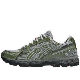 Up There X Asics Gel Kayano 12 1 Abrasion Resistant Slip Resistant Low Top Running Shoes Unisex Light Gray Green
