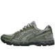 Up There X Asics Gel Kayano 12 1 Abrasion Resistant Slip Resistant Low Top Running Shoes Unisex Light Gray Green