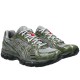 Up There X Asics Gel Kayano 12 1 Abrasion Resistant Slip Resistant Low Top Running Shoes Unisex Light Gray Green
