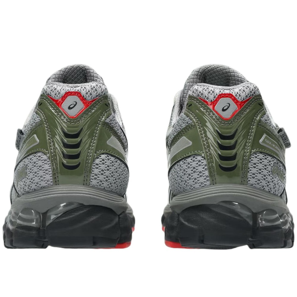 Up There X Asics Gel Kayano 12 1 Abrasion Resistant Slip Resistant Low Top Running Shoes Unisex Light Gray Green