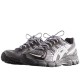 Kith X Asics Gel Kayano 12 1 Abrasion Resistant Low Top Running Shoes Unisex Black Silver