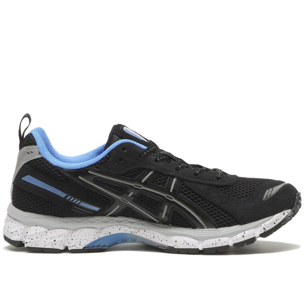 X Liberaiders Gel Kayano 12 1 Running Shoes Black Blue Lace Up Platform Reflective Round Tip 1203a985 002