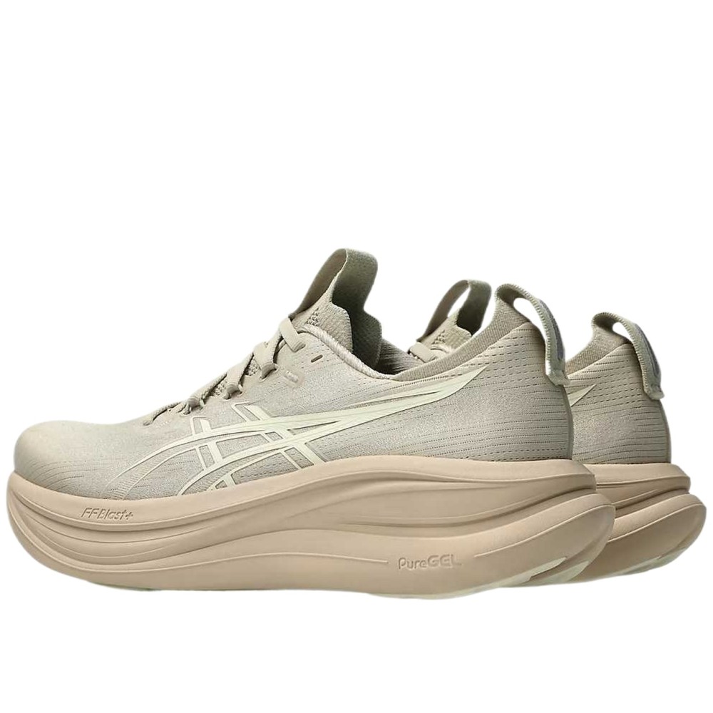Running Shoes Beige Lace Up Moderate Platform Round Tip Rubber Yellow 1011c127 021