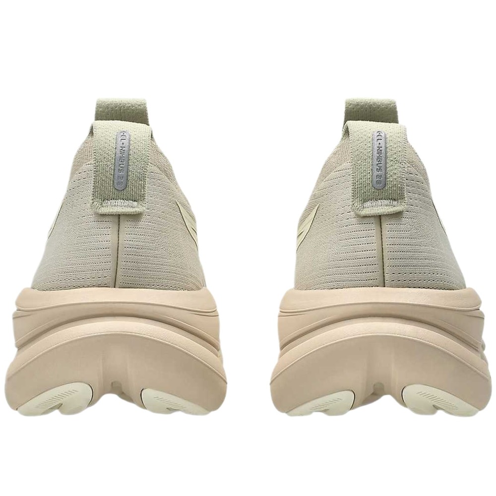 Running Shoes Beige Lace Up Moderate Platform Round Tip Rubber Yellow 1011c127 021