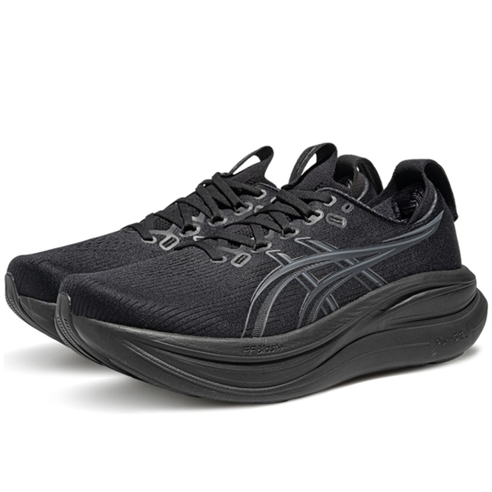 Running Shoes Black Lace Up Low Top Platform Rebound 1011c145 001