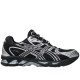 Gel Nimbus 10 1 Low Top Casual Running Shoes Unisex Black Silver