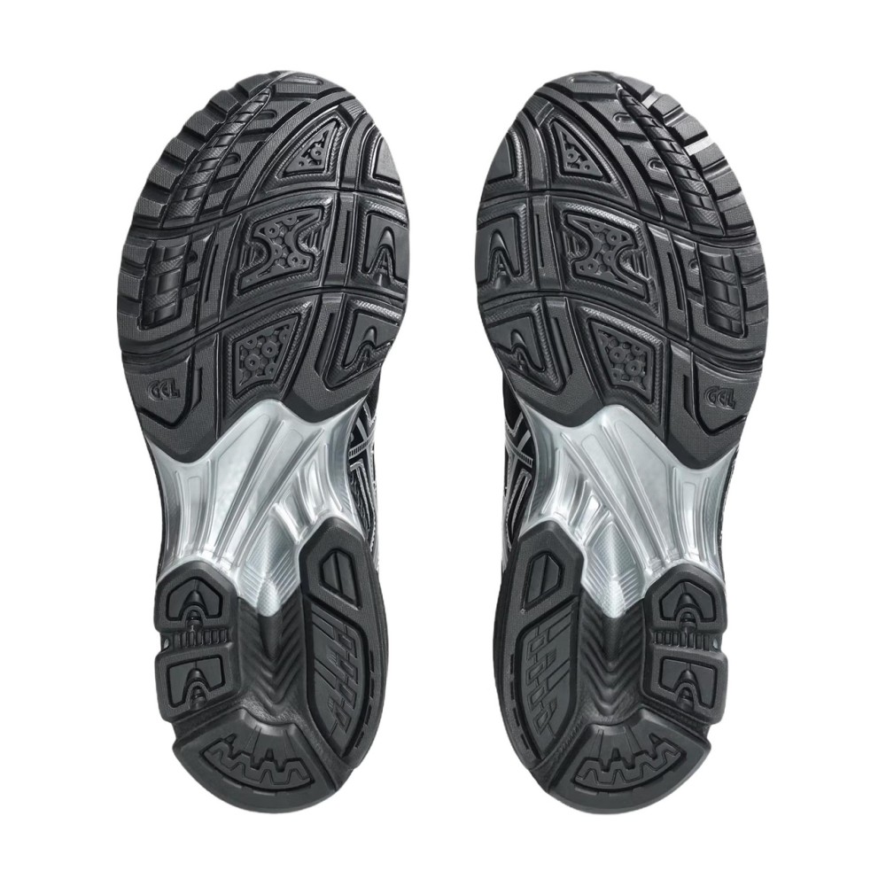 Gel Nimbus 10 1 Low Top Casual Running Shoes Unisex Black Silver