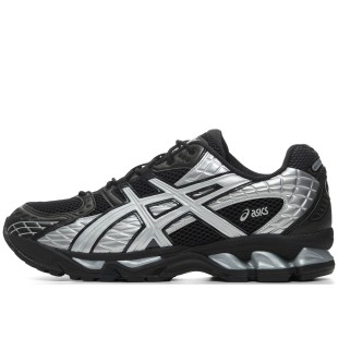 Gel Nimbus 10 1 Cushioning Support Low Top Casual Shoes Unisex Liquid Black Silver