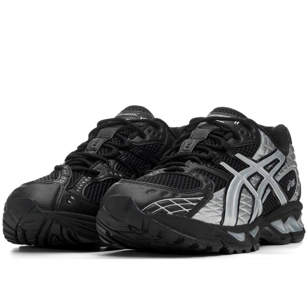 Gel Nimbus 10 1 Cushioning Support Low Top Casual Shoes Unisex Liquid Black Silver