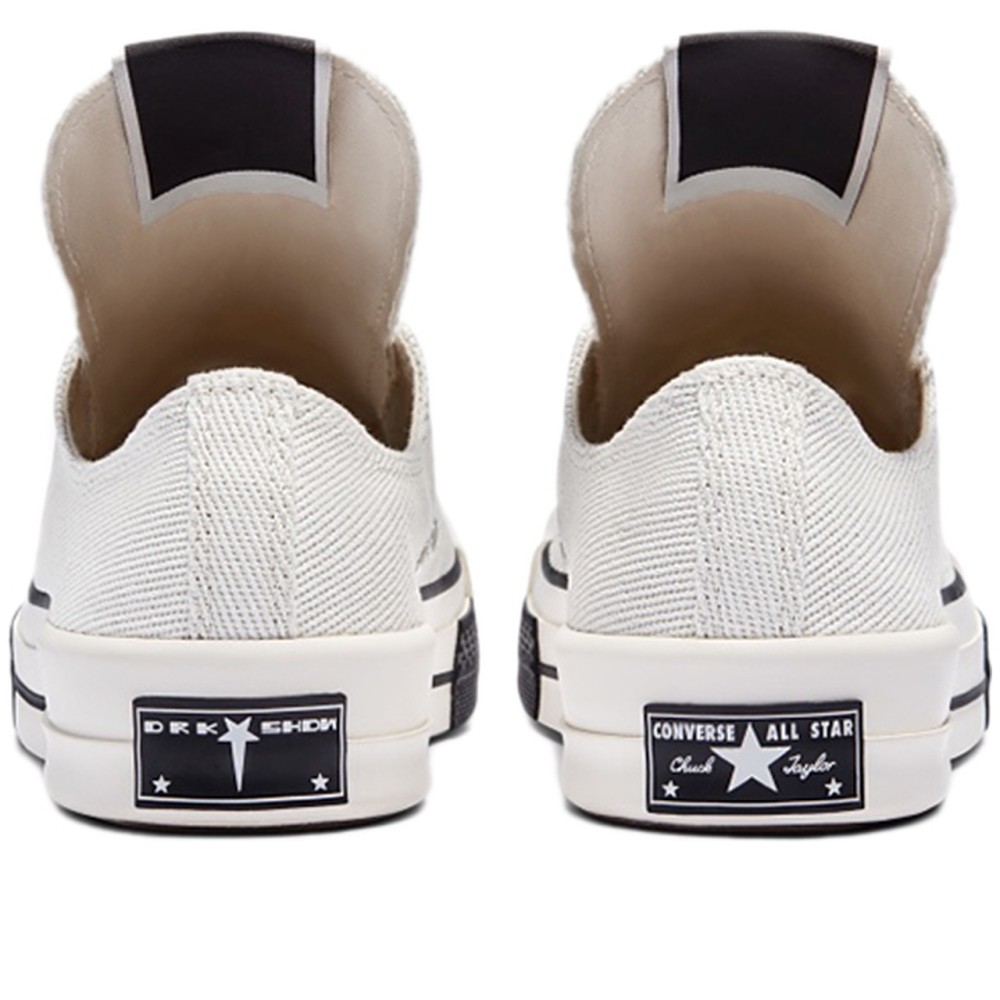 Rick Owens X Converse Turbodrk Chuck 70 Low Lily White