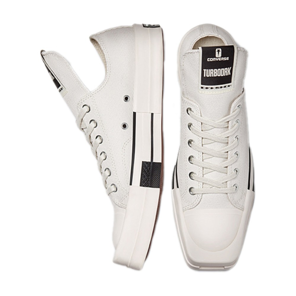 Rick Owens X Converse Turbodrk Chuck 70 Low Lily White
