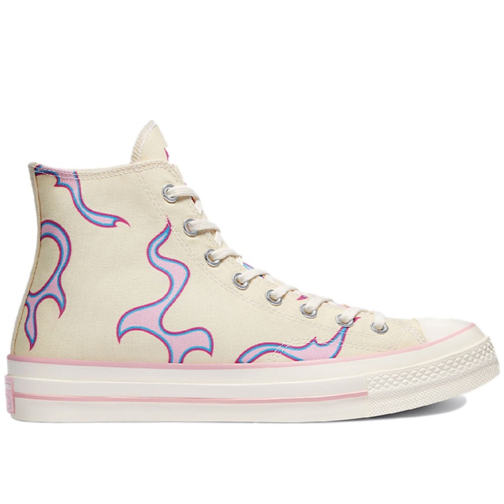 X Golf Le Fleur Chuck 70 Hi Pink Flames Sneakers