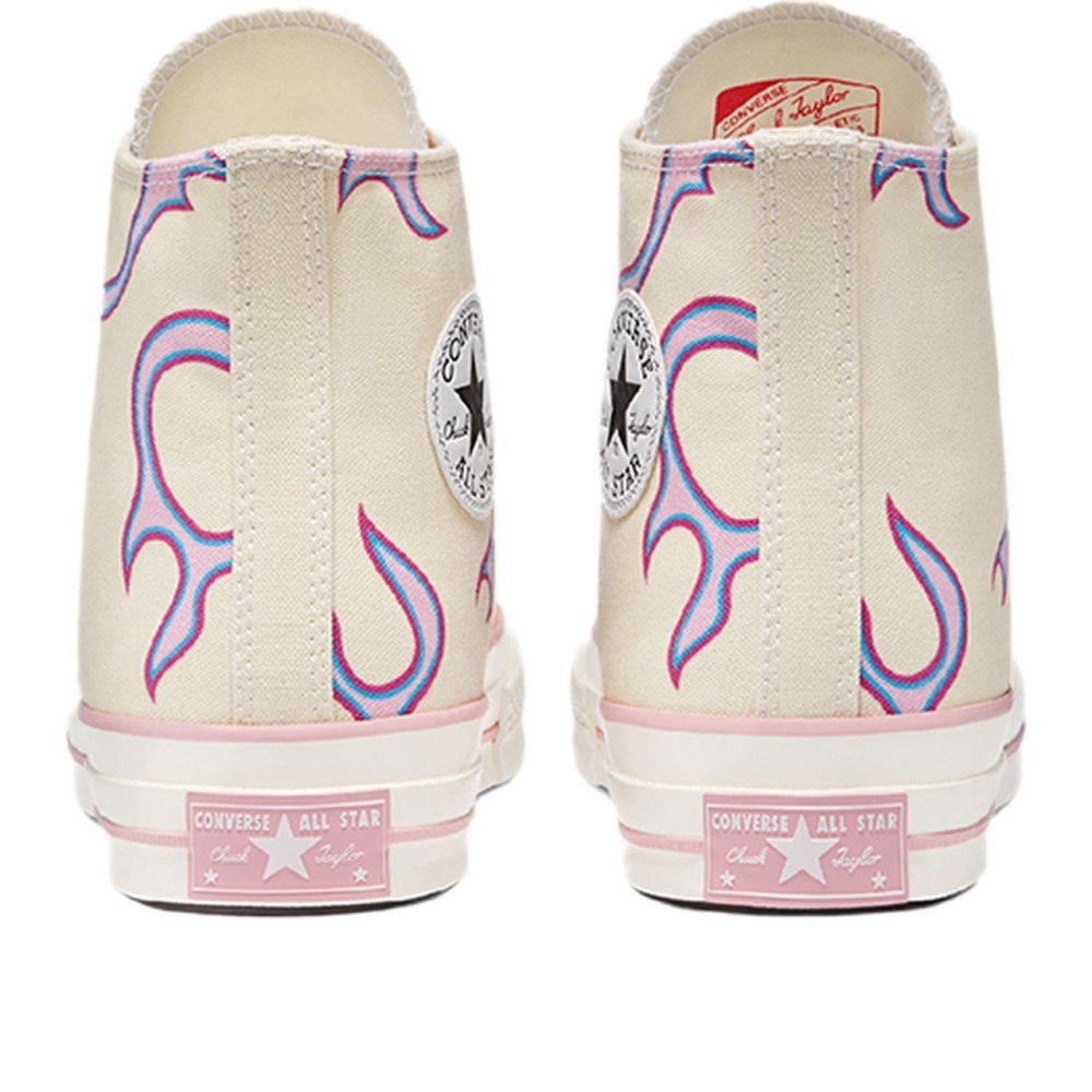 X Golf Le Fleur Chuck 70 Hi Pink Flames Sneakers