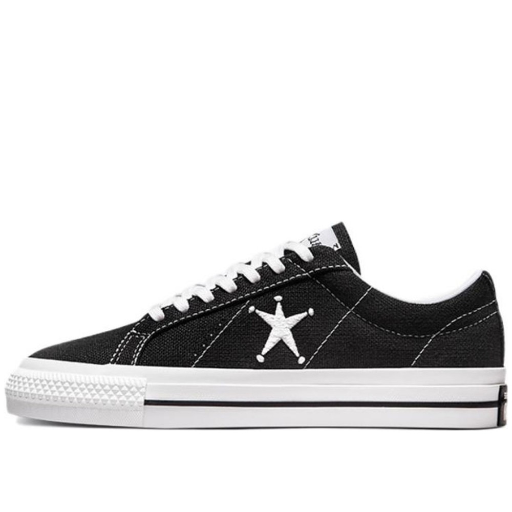 X St Ssy One Star Ox Low Black White Sneakers