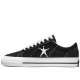 X St Ssy One Star Ox Low Black White Sneakers