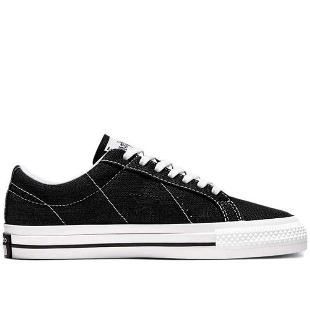 X St Ssy One Star Ox Low Black White Sneakers