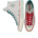 Chuck Taylor All Star 1970s White Teal Red