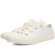 All Star Big Eyelets White Silk Bow Women