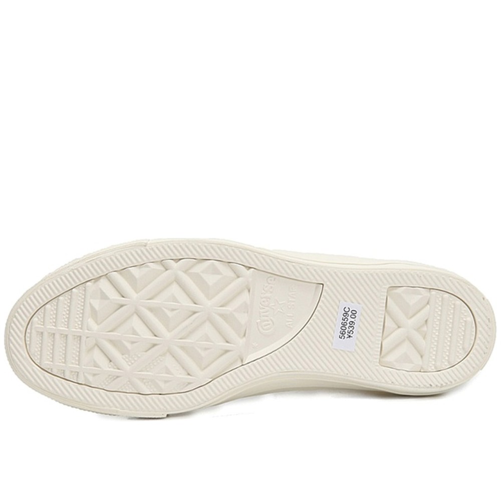 All Star Big Eyelets White Silk Bow Women