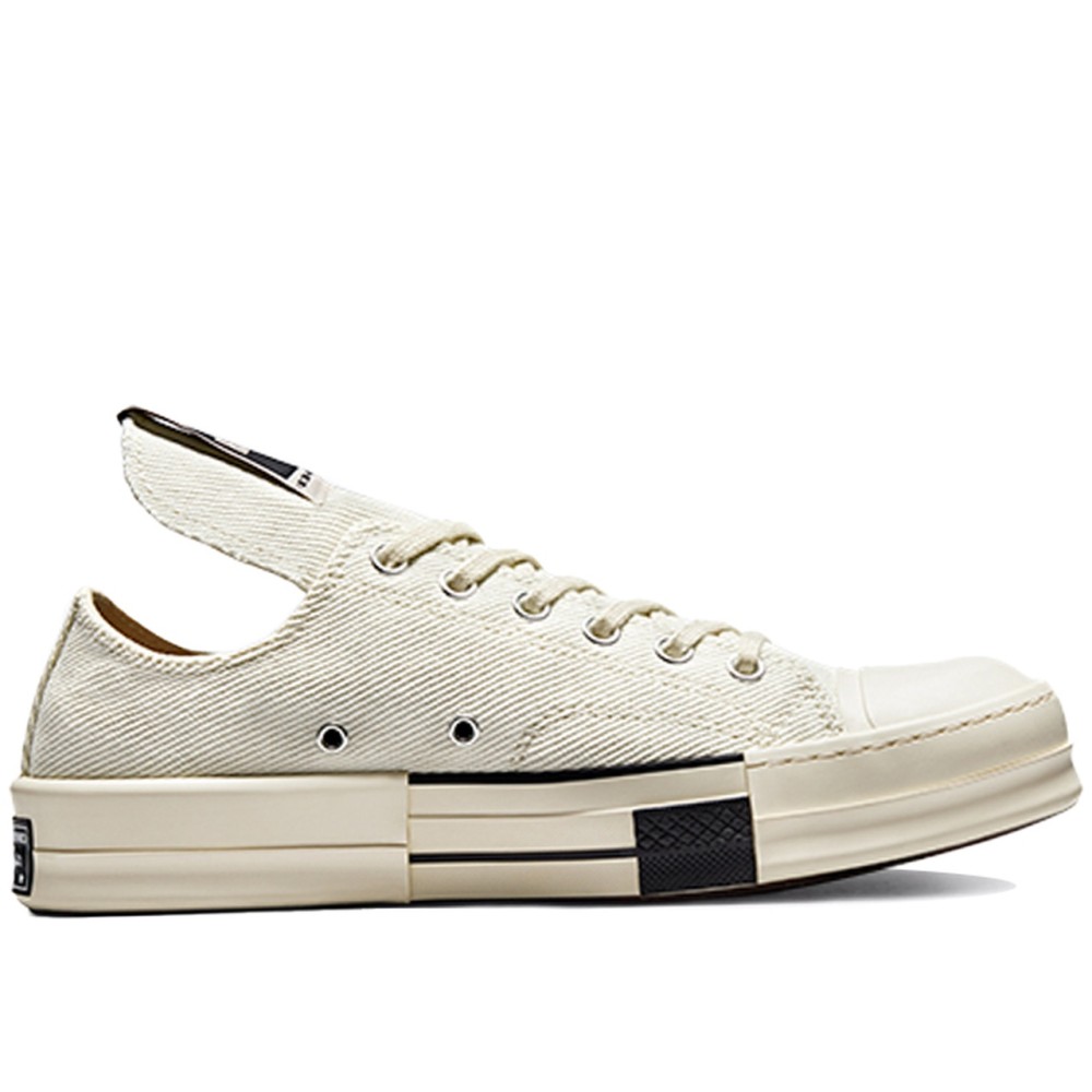 Rick Owens X Drkshdw Drkstar Chuck 70 Low Egret
