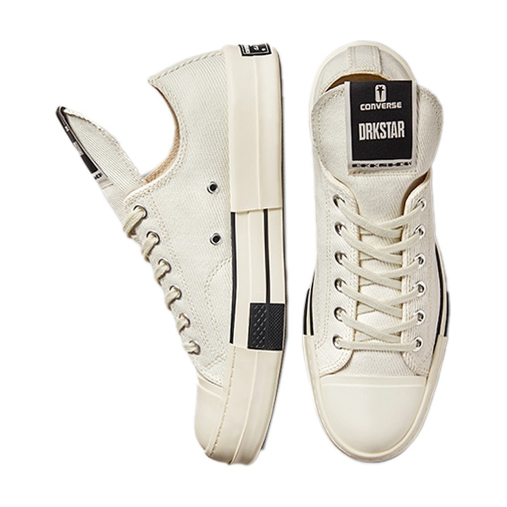 Rick Owens X Drkshdw Drkstar Chuck 70 Low Egret