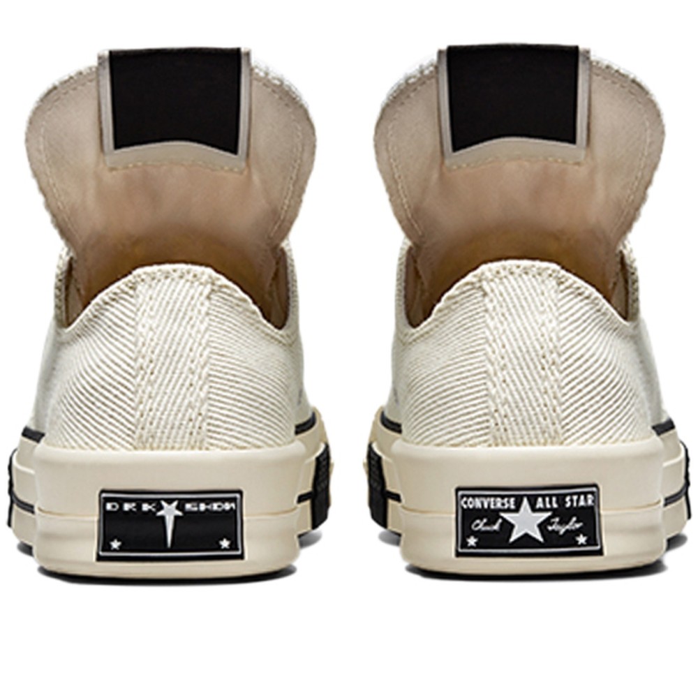 Rick Owens X Drkshdw Drkstar Chuck 70 Low Egret