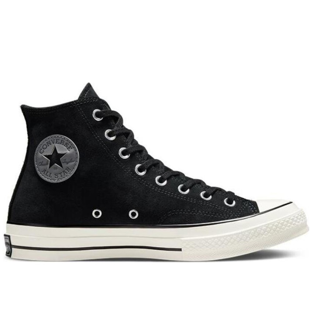 Chuck 70 Suede High Black White