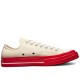 Comme Des Gar Ons Play X Chuck 70 Low Pristine Red