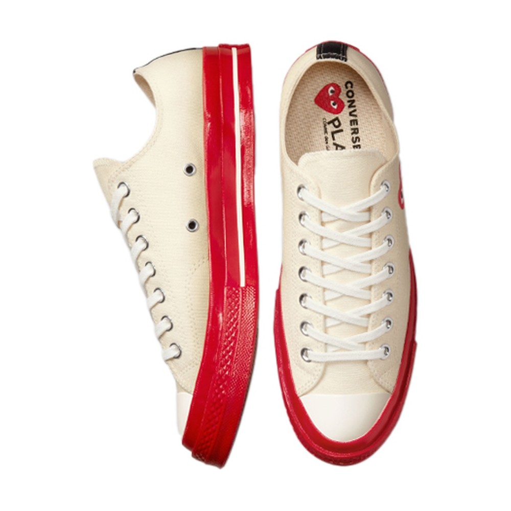 Comme Des Gar Ons Play X Chuck 70 Low Pristine Red