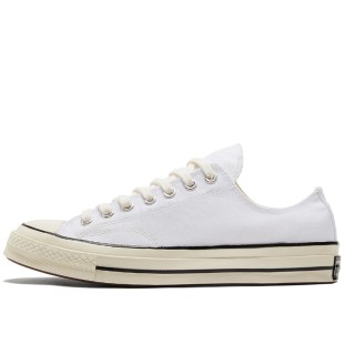 Chuck 70 Vintage White Black Egret