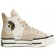 Chuck 70 High Plus Logo Collage Beach Stone